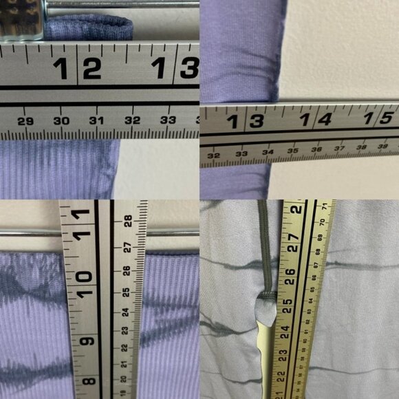 NEW Nordstrom Zella Tie Dye Seamless Ankle Leggings Size XS High Rise Yoga Pants - Picture 8 of 10